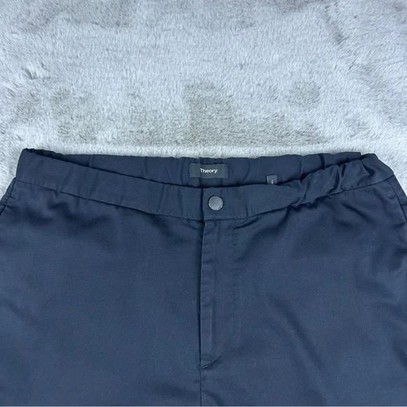 Theory Mens Terrance Zh Neoteric Joggers Pants 32x29 Ankle Zip Commuter Trousers
